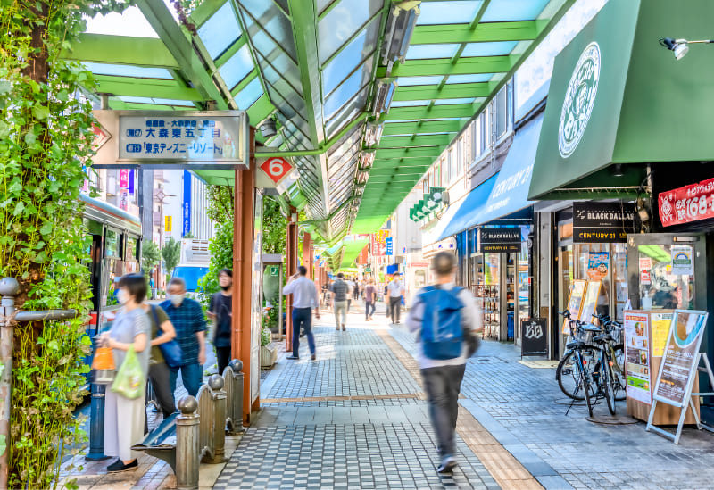 蒲田東口商店街「ぽぷらーどI・II」